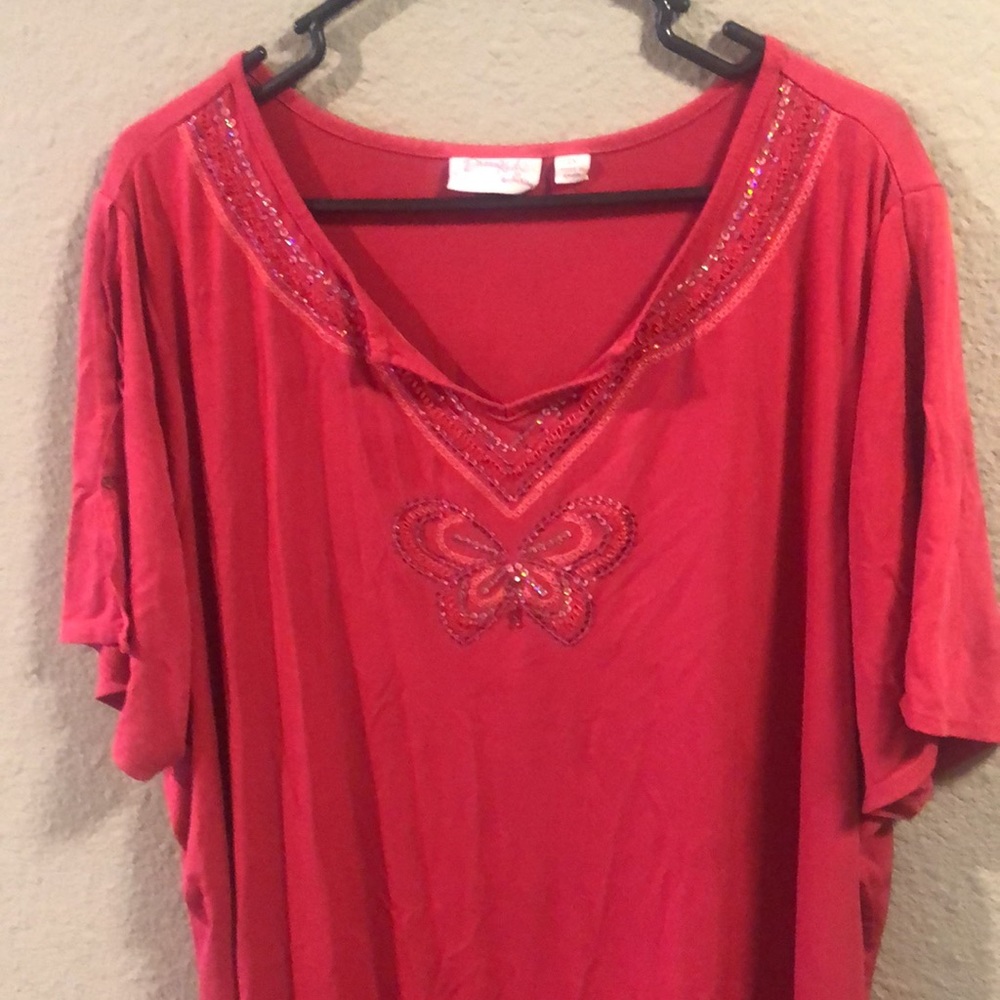 - Quacker Factory Dream Knit Top in Size 2x